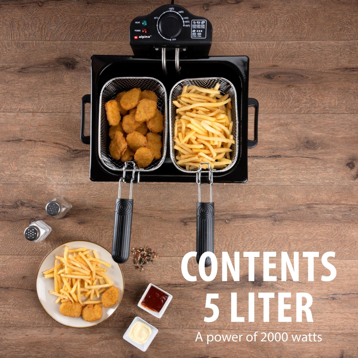 Deep fryer 5L 2000W