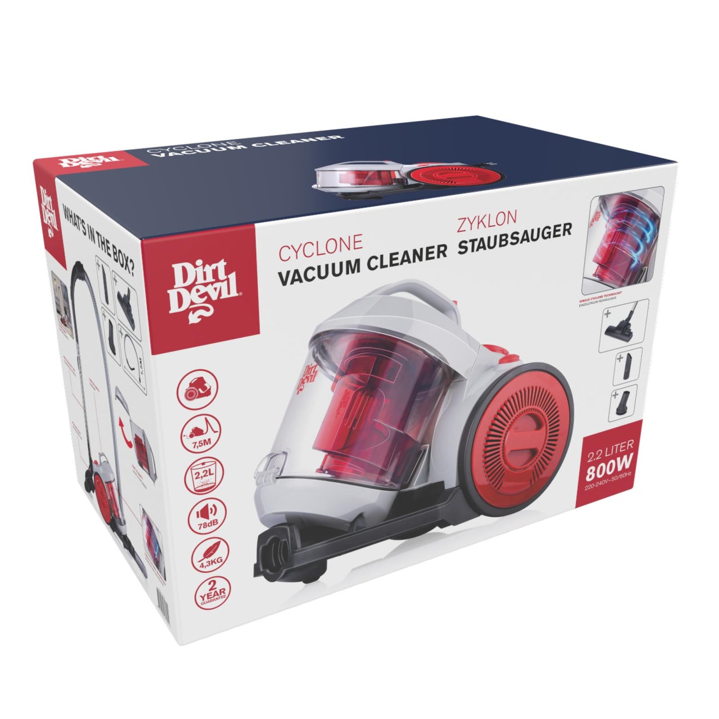 Vacuum cleaner bagless DD2503