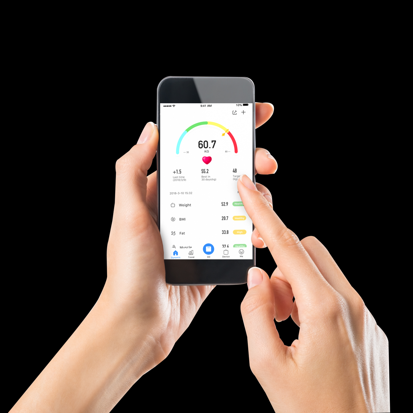 Body fat scale bluetooth 180kg