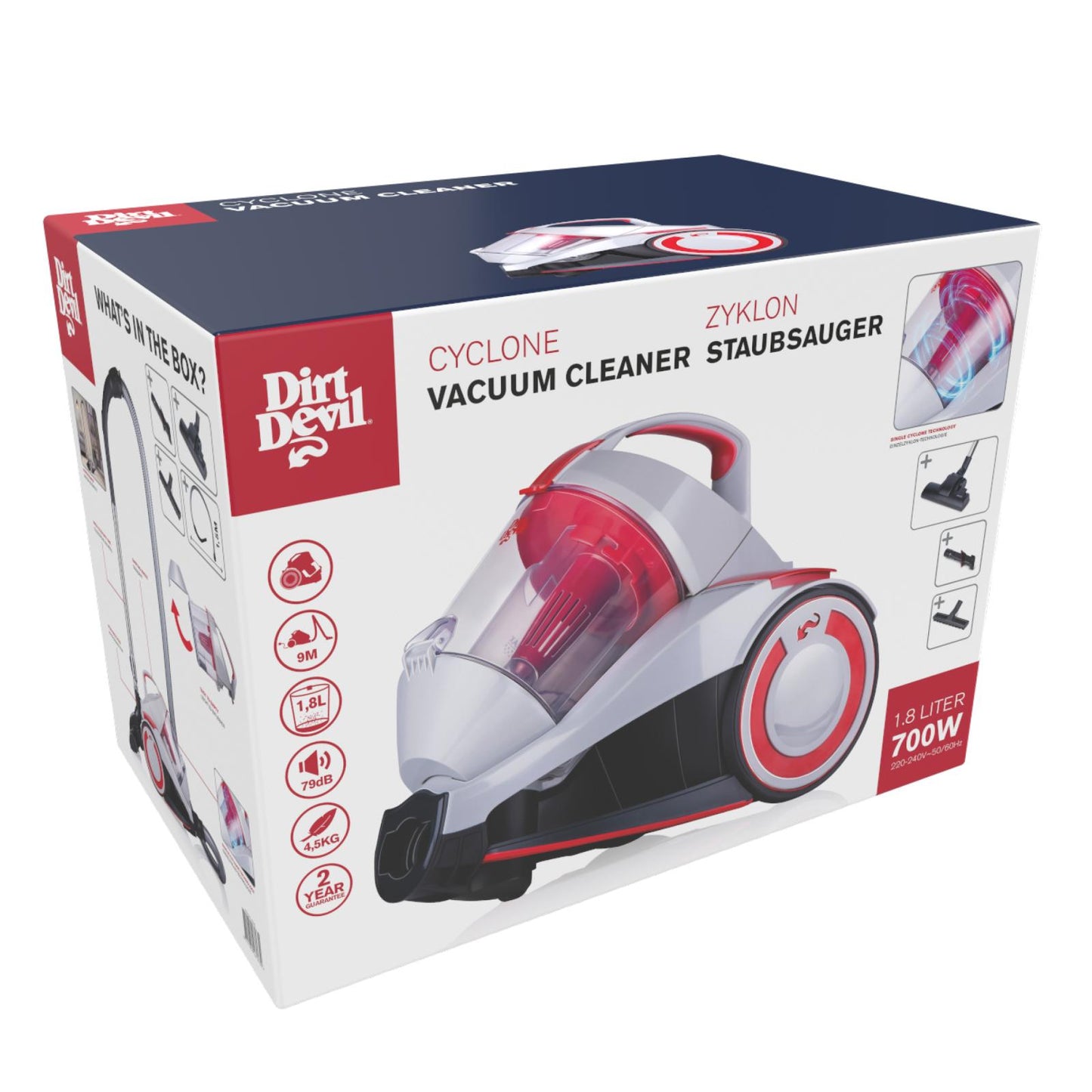 Vacuum cleaner bagless DD2502