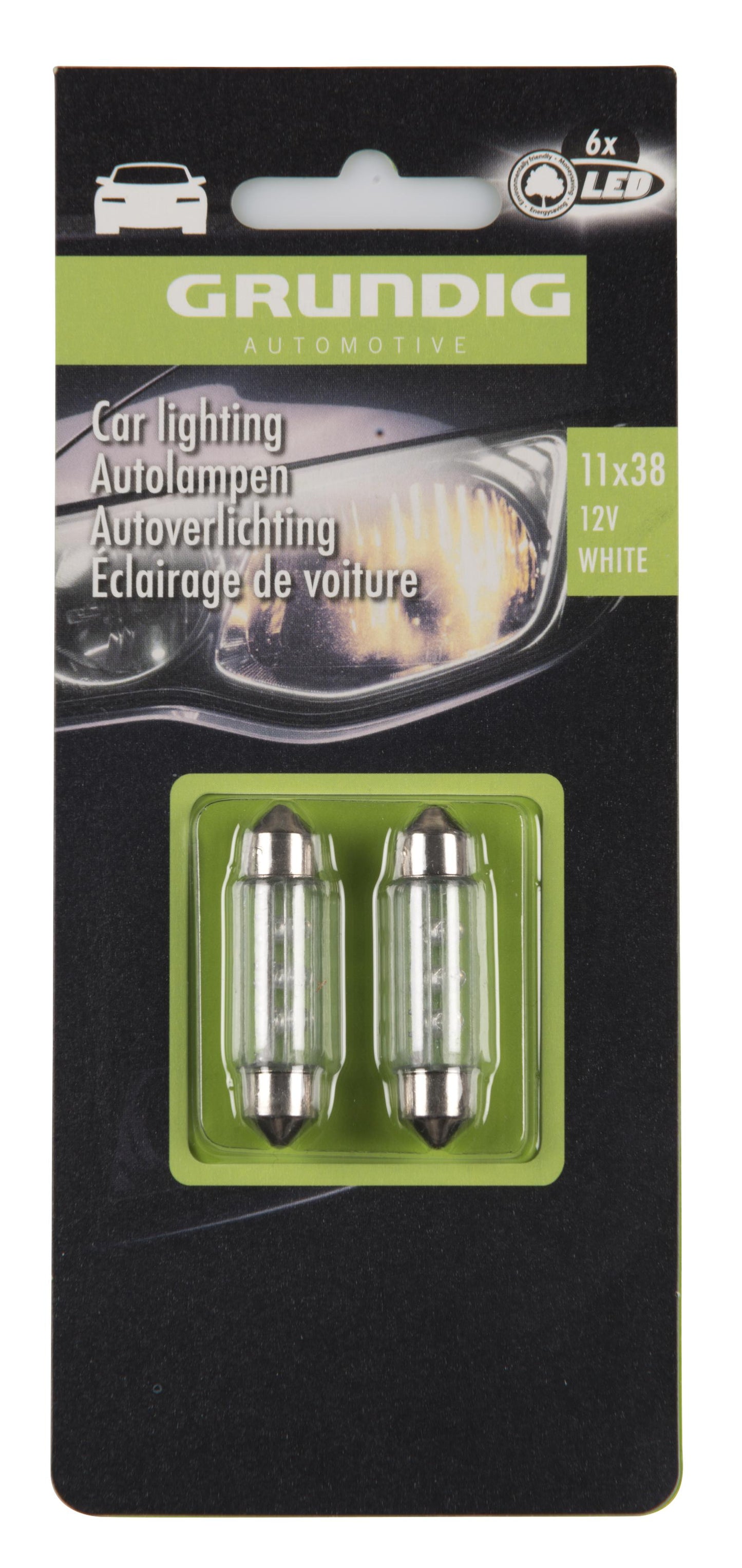 Carlight 6led 11x38 12v GL