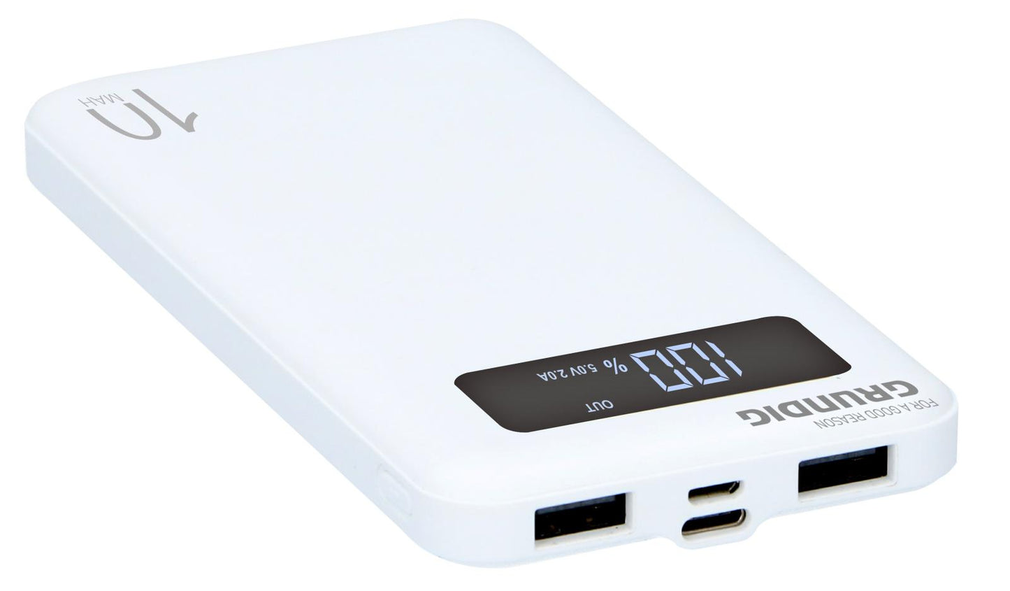 Powerbank 10000mAh, LED, 5V 2A