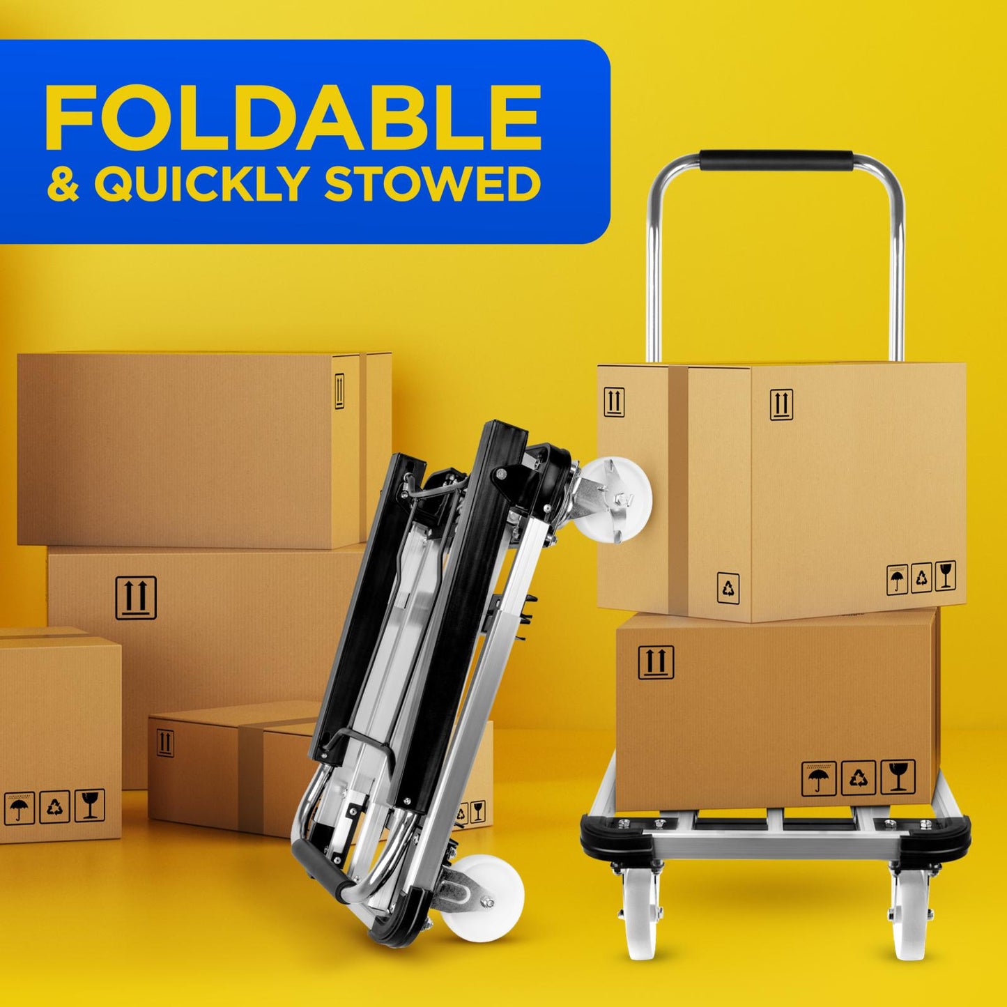 Trolley foldable 150kg