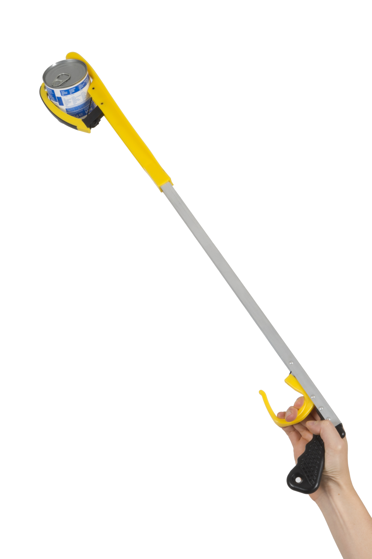 Reaching aid with shoehorn