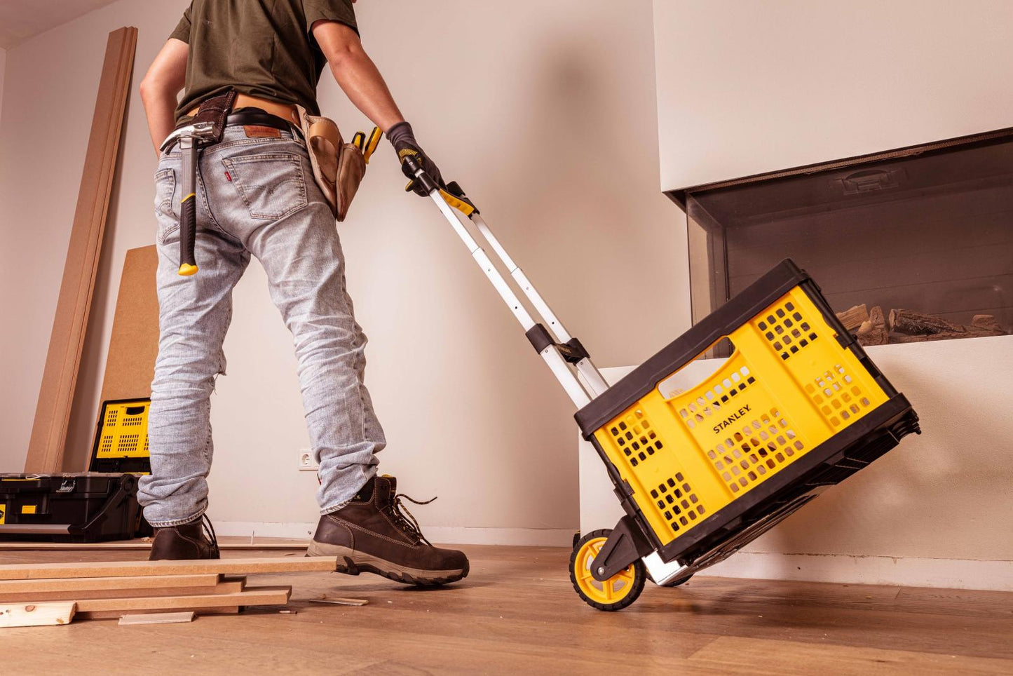 Handtruck and crate