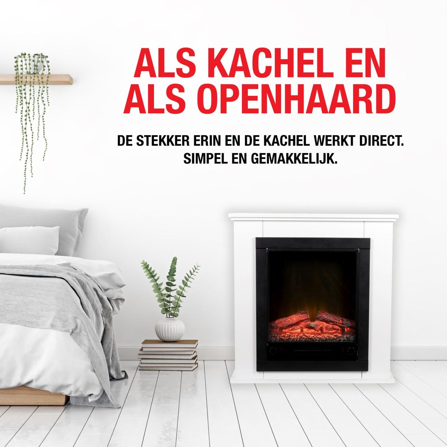 Heater & mantelpiece Lugano