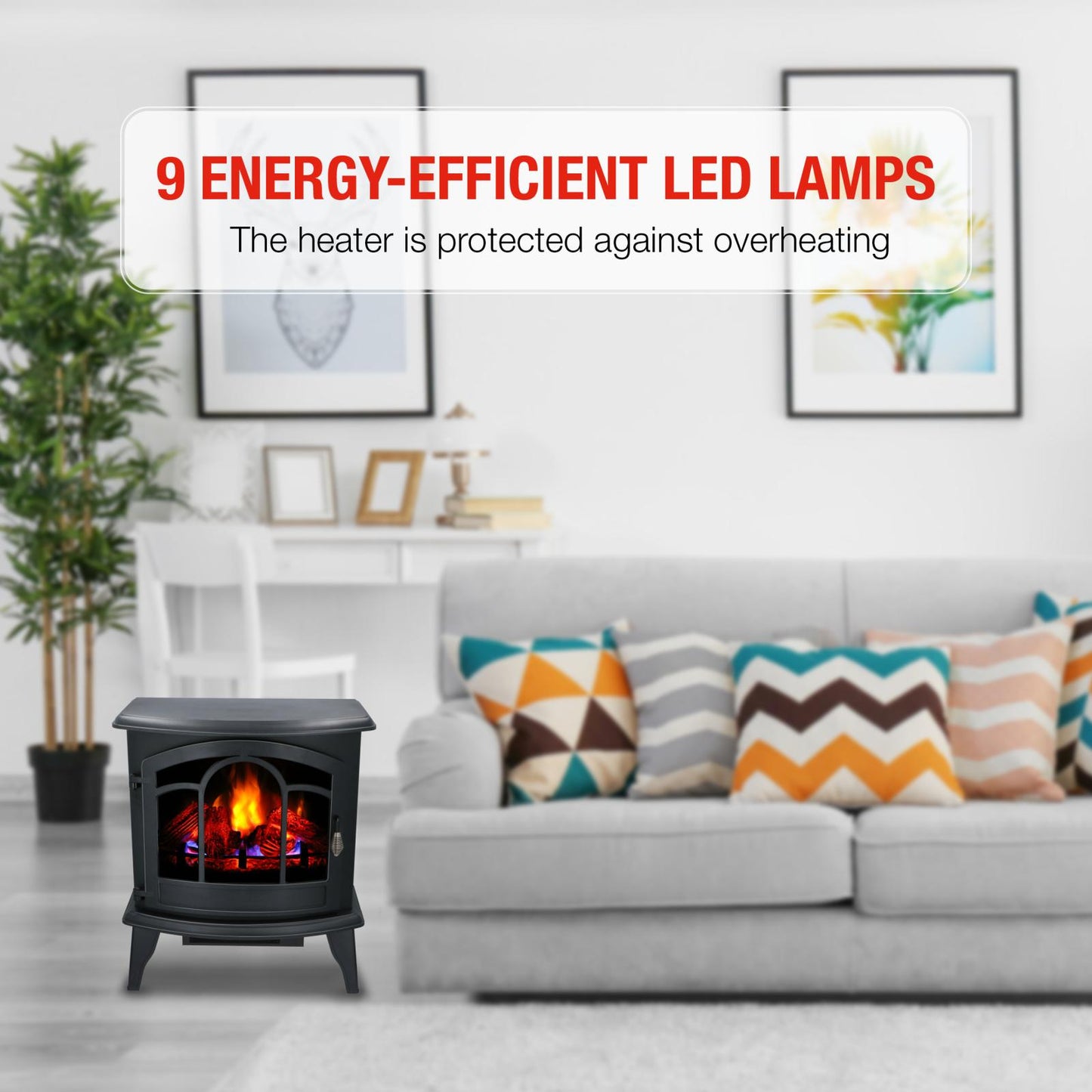 Heater Vicenza LED 3D 1800W