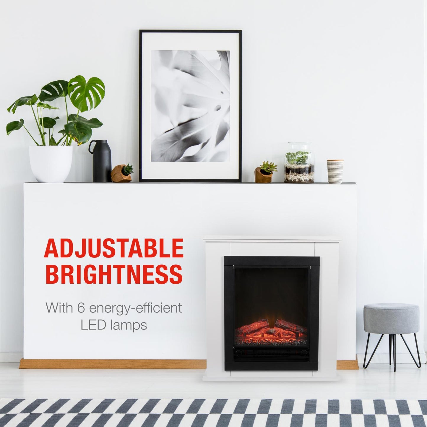 Heater & mantelpiece Geneva