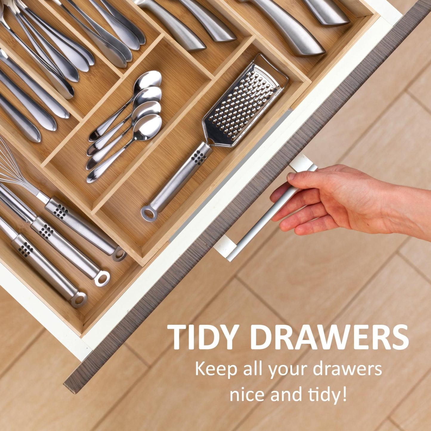 Cutlery holder extendable FSC