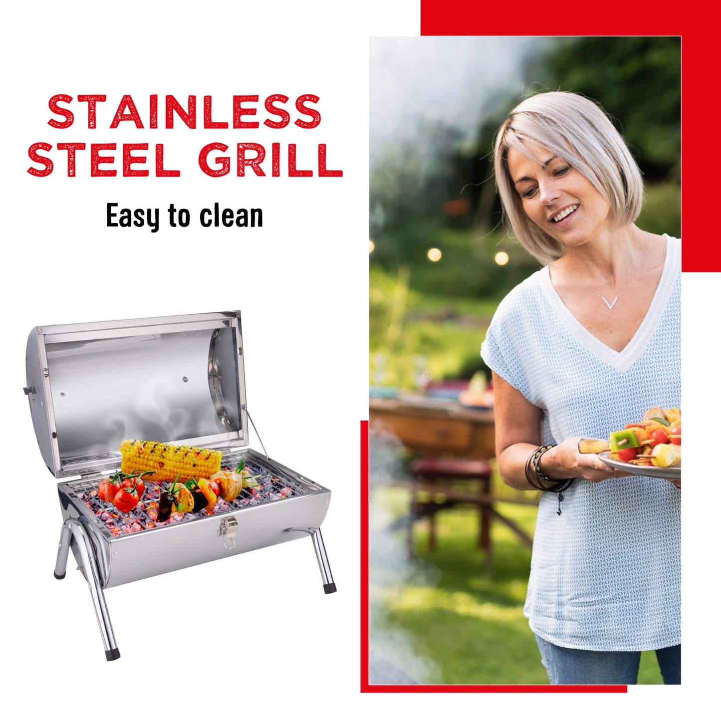 Barbecue portable SS