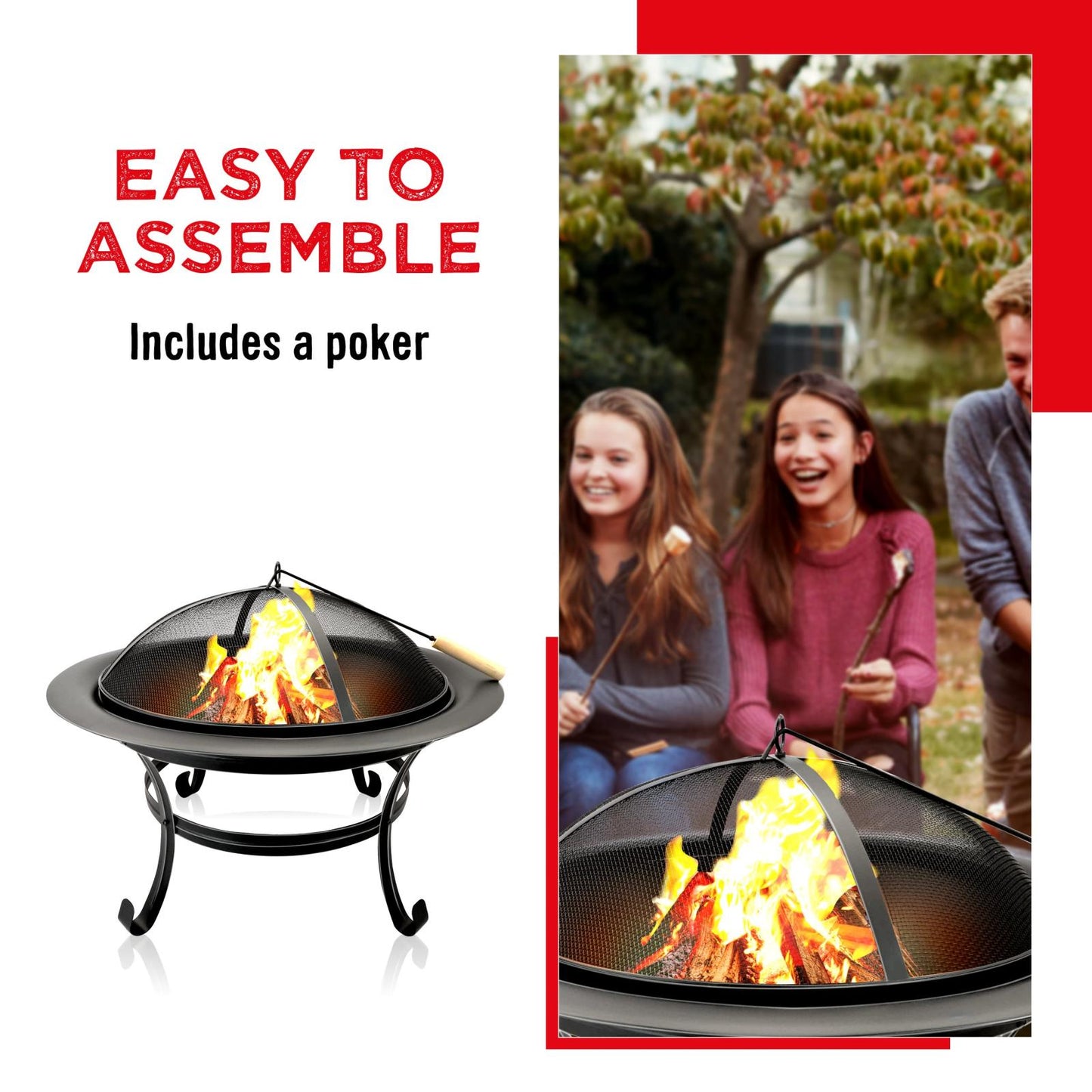 Fire Bowl RD75,5*58,5cm ST