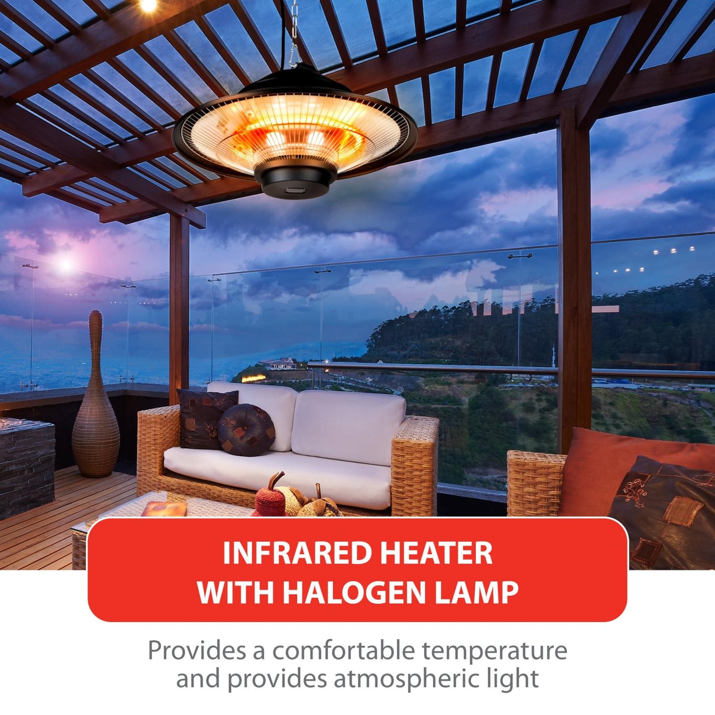 Heater halogen lamp 1500W