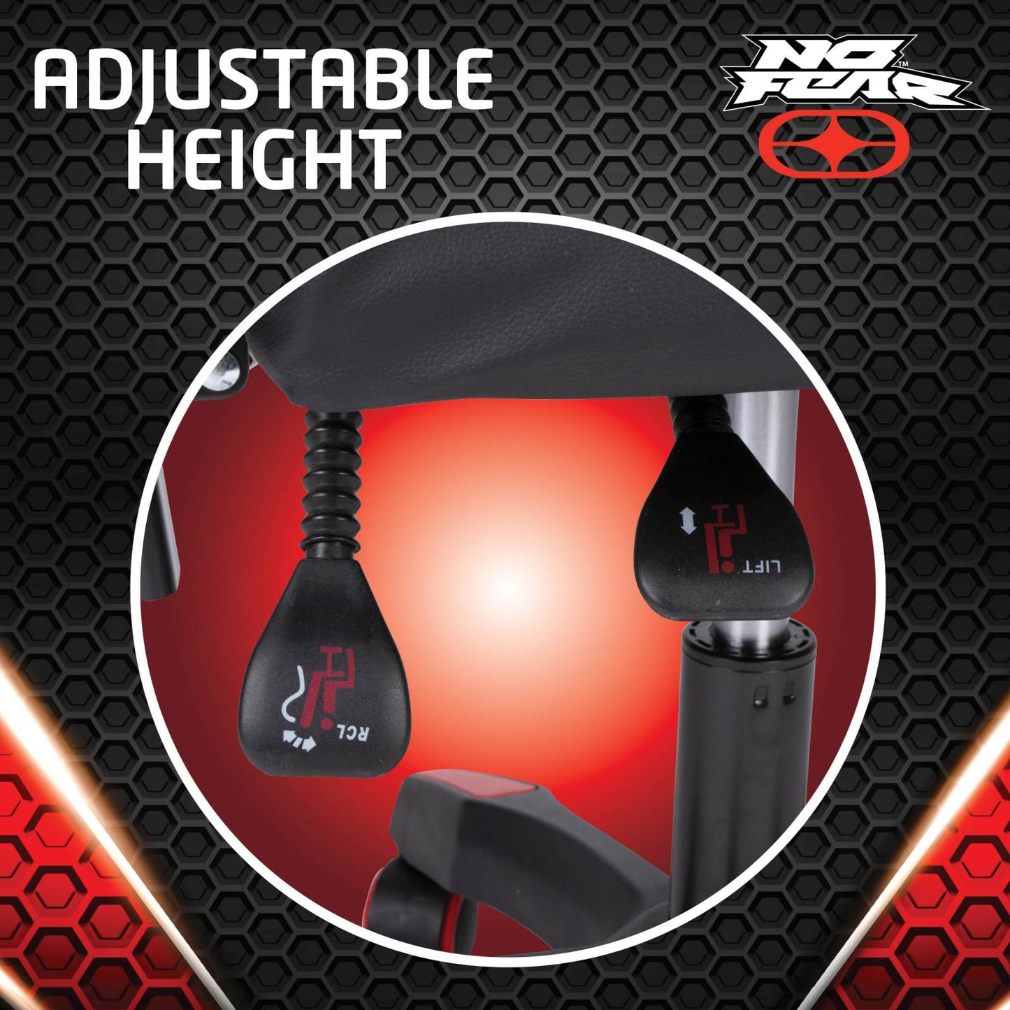 Chair gaming BLK/RED