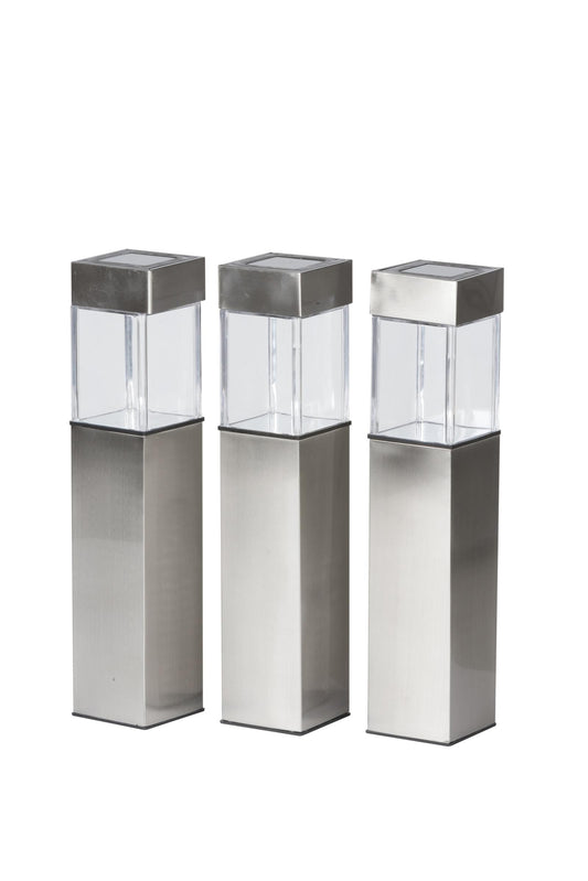Solar light square 3pc