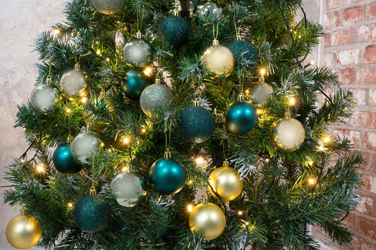 Xmas bauble 50pc D6cm