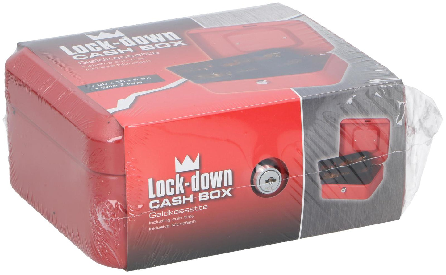 Cash box 20x16x9cm