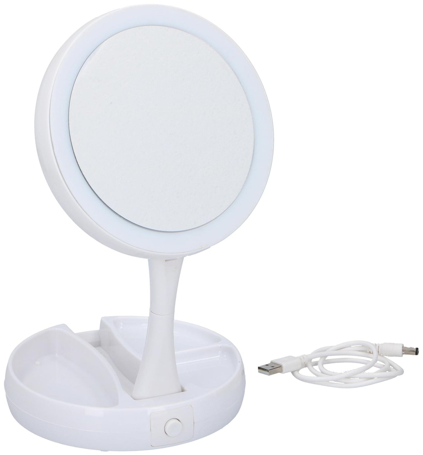 Cosmetic mirror 21LED foldable