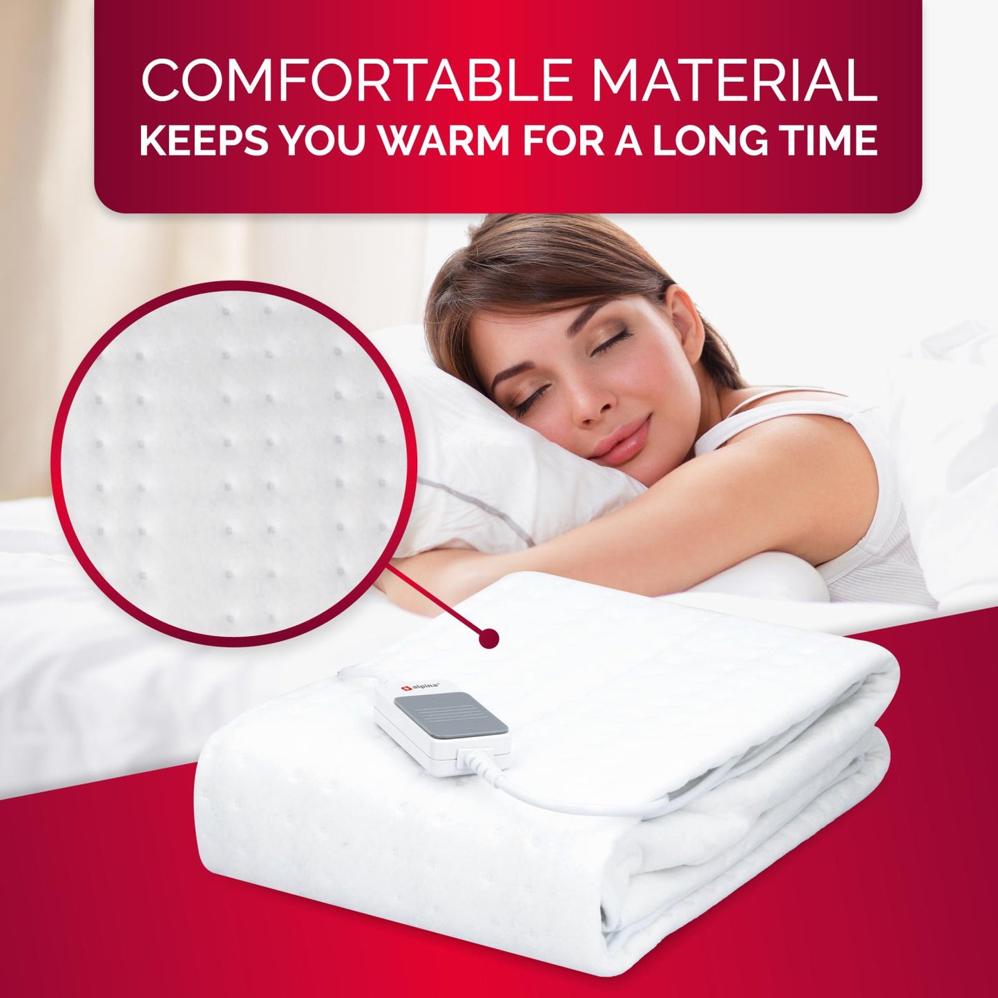 Underblanket white 60w PES