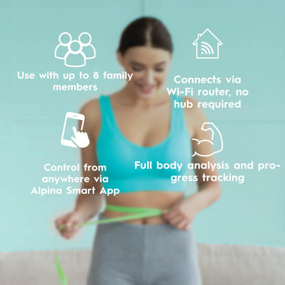 Smart personal scales 8 users