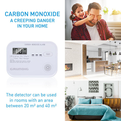 Carbon monoxide (CO) detector 85dB