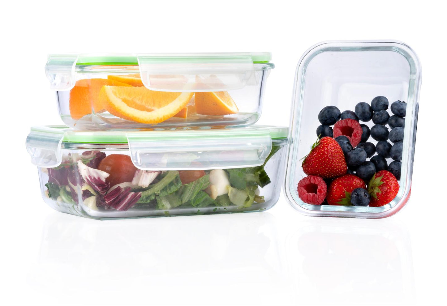 Food container 6pc 3diff size