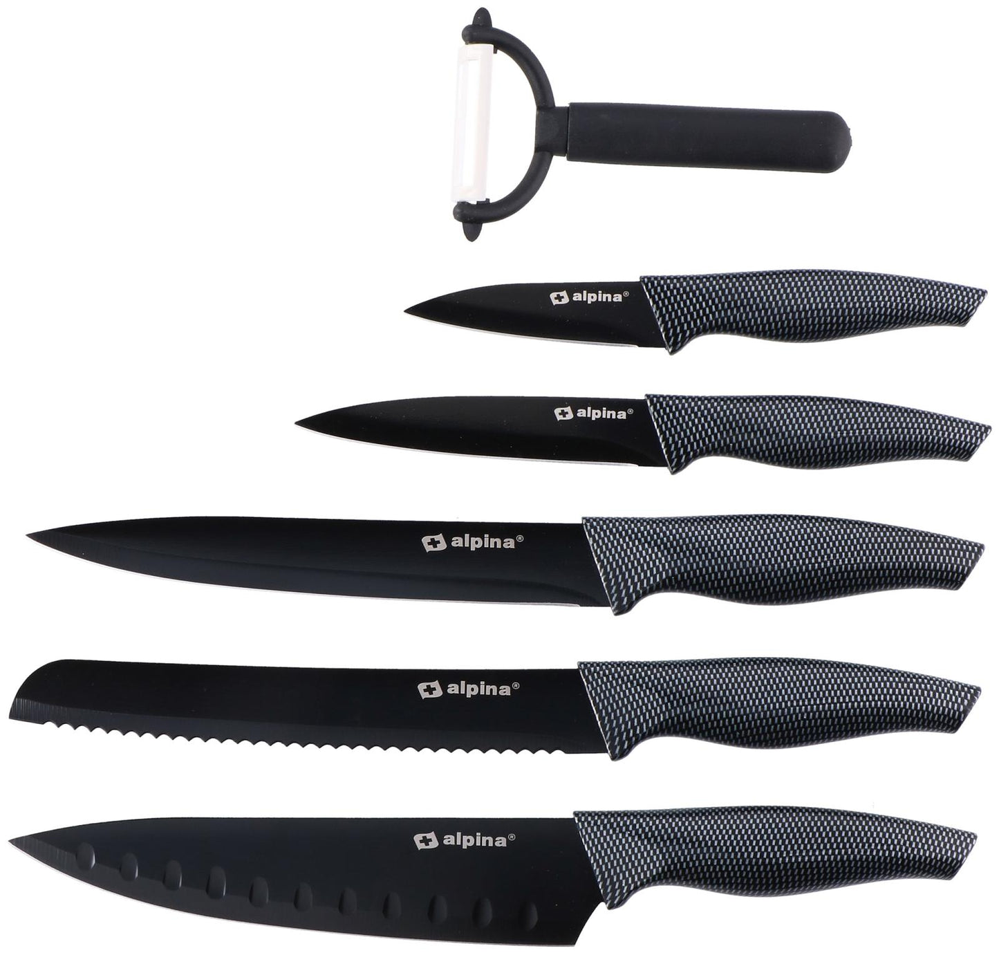Knife 6pcs 32/23/19,5/13cm