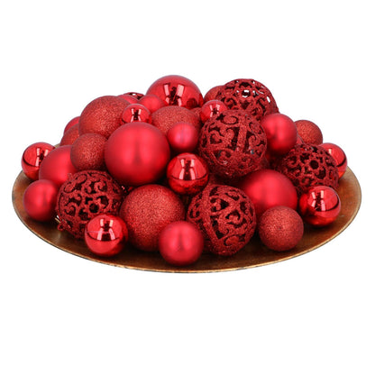 Xmas ornament set (101) red