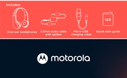 Headphone MOTO JR300 BLU-GRE