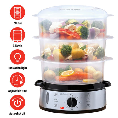 Food steamer 230V 800W