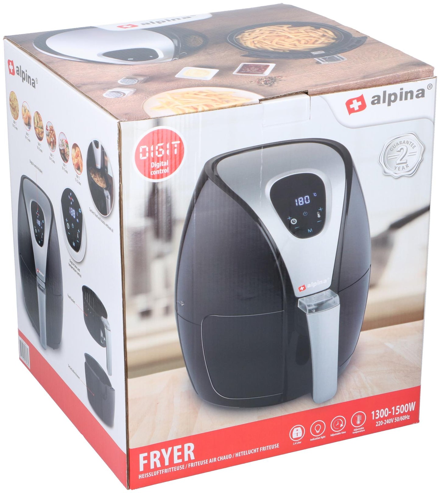 Fryer hot-air digital 2,4L inner