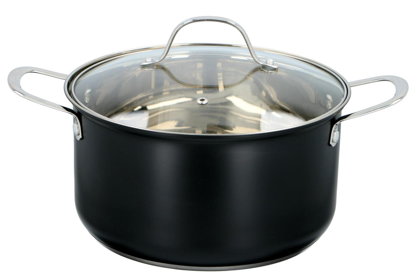 Cookware set Matt Black 7pc 1,8L / 2,4L / 3,4L