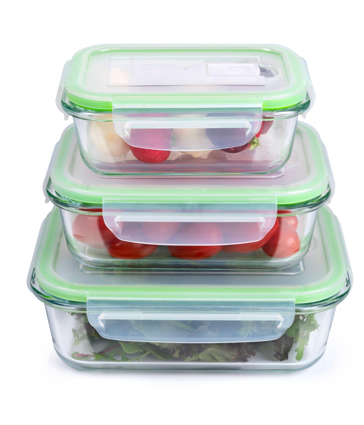 Food container 6pc 3diff size