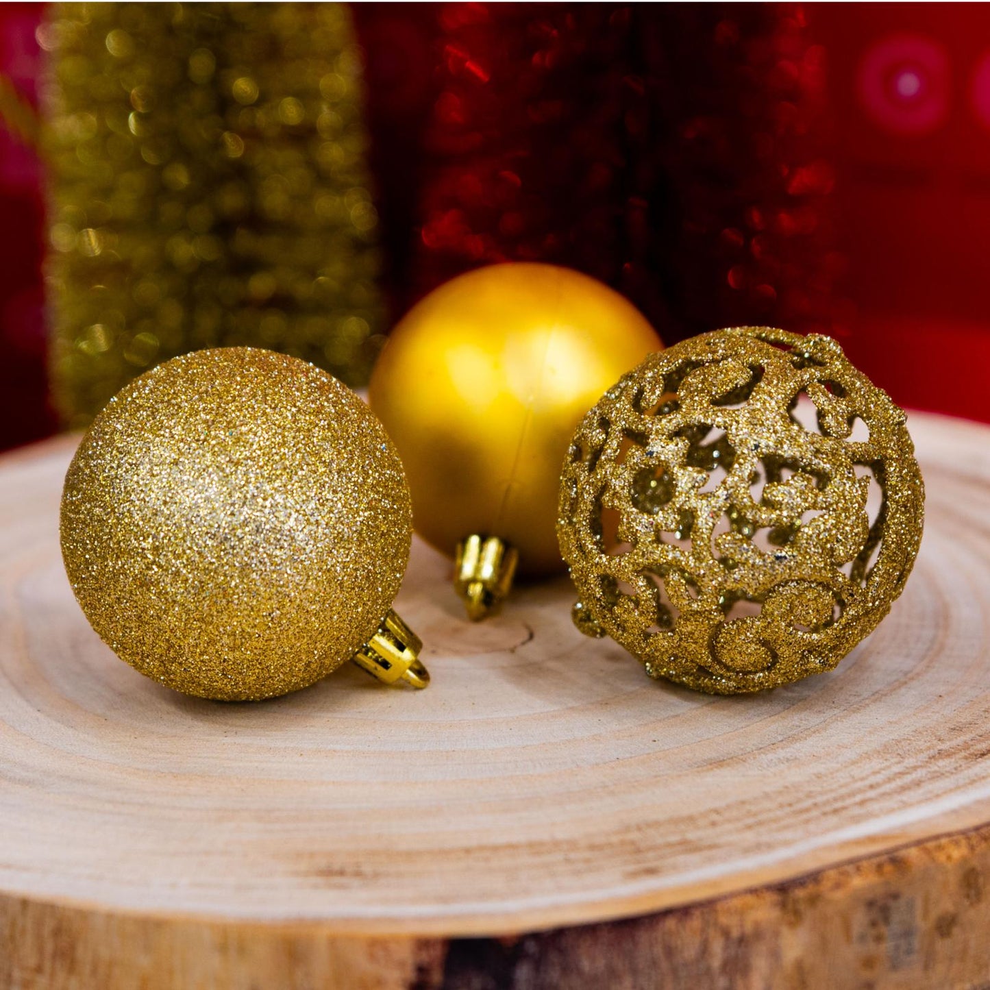 Tree decoration gold 60pc