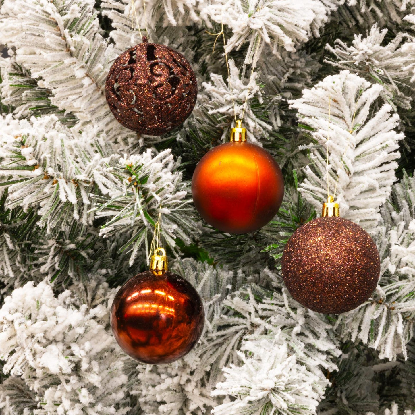 Xmas ornament set (101) bronze
