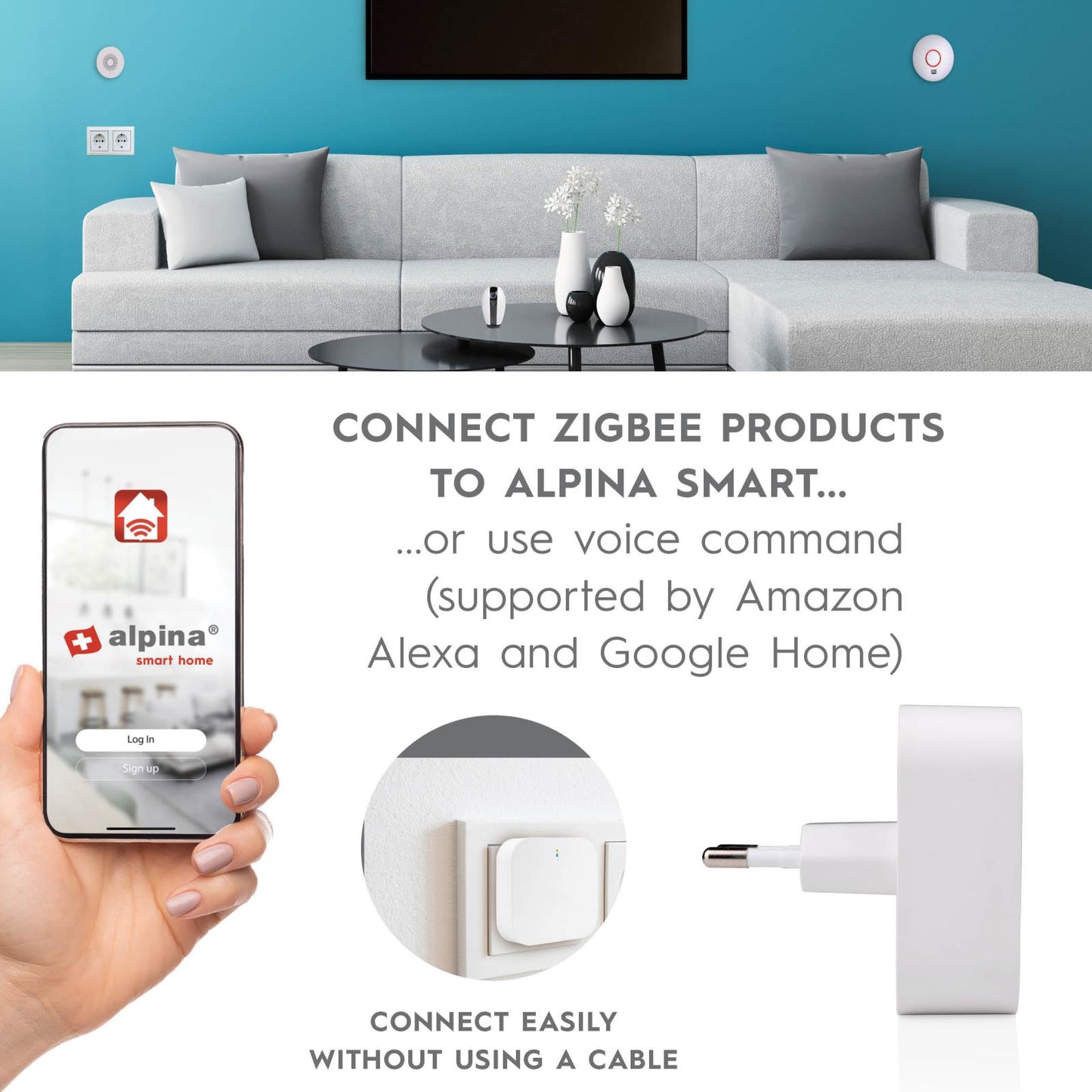 Smart zigbee gateway 230V