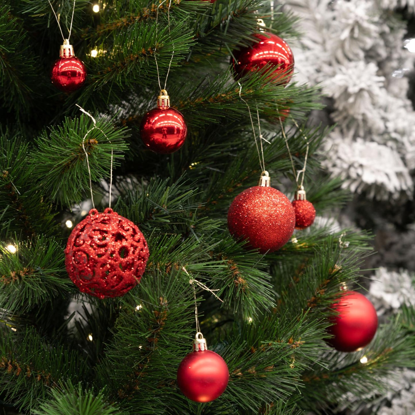 Xmas ornament set (101) red