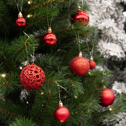 Xmas ornament set (101) red