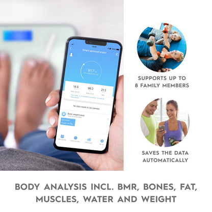 Smart personal scales 8 users