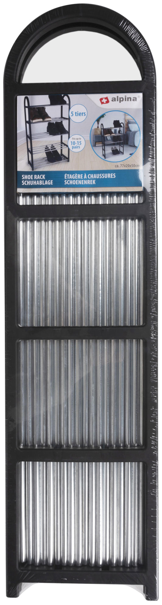 Shoe rack 50x20x77cm PP/IR