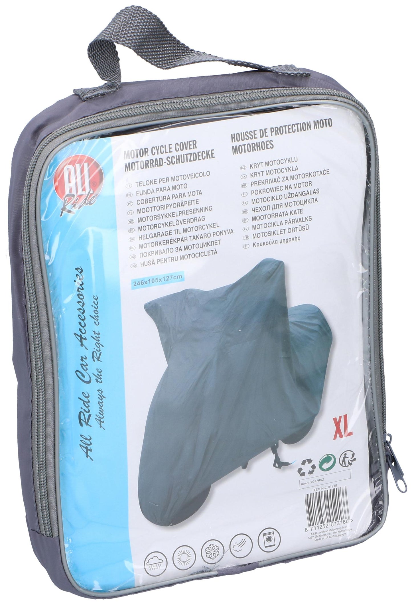 Motorcycle cover size XL