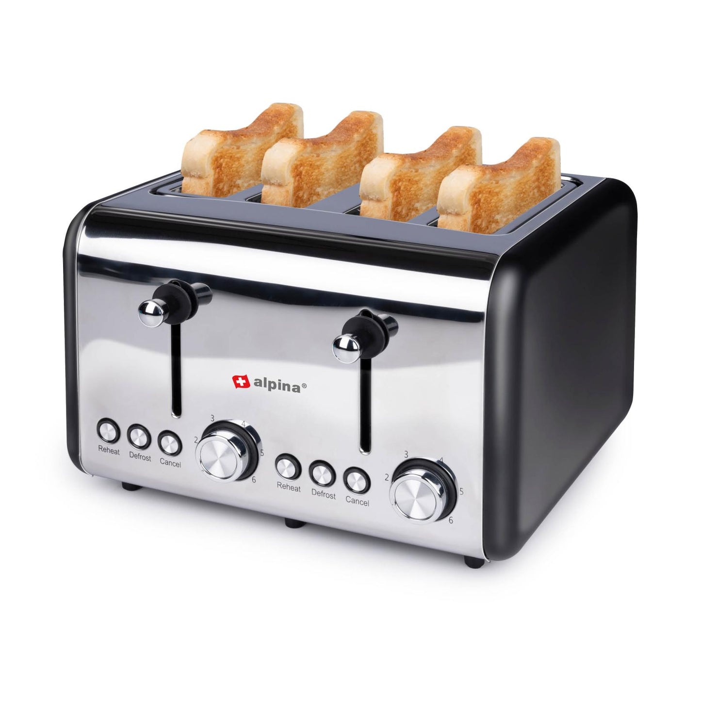 Toaster 4 slices 230V 1500W 50/60Hz