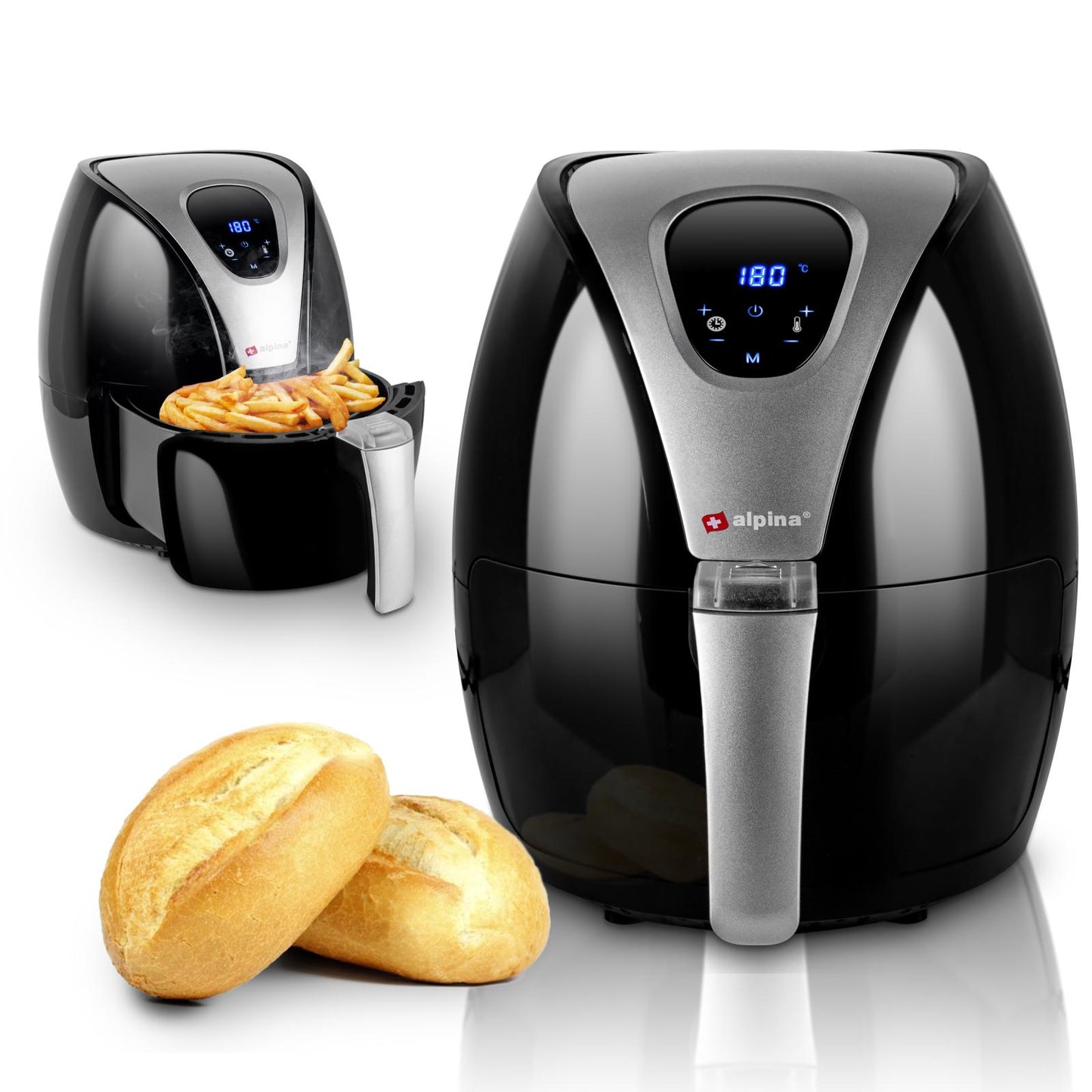 Fryer hot-air digital 2,4L inner