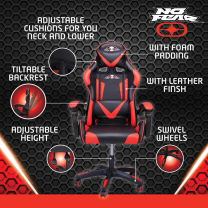 Chair gaming BLK/RED