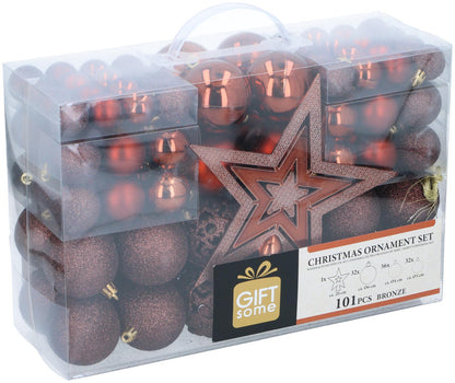 Xmas ornament set (101) bronze