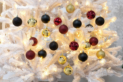Xmas bauble 50pc D6cm