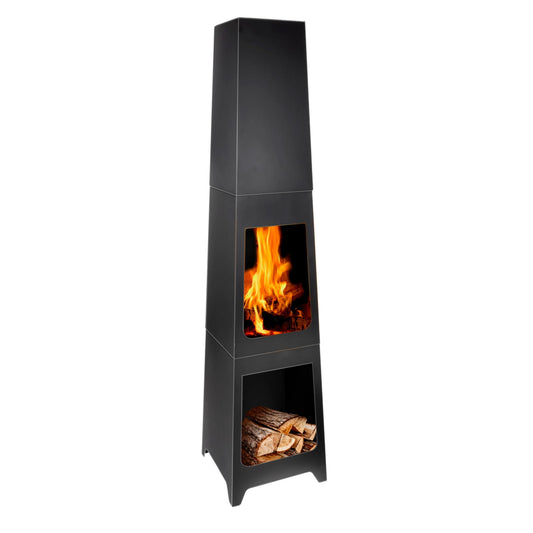 Fire basket 36x36x150cm