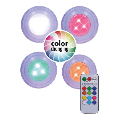 Led Spots Wireless PC 4 pcs