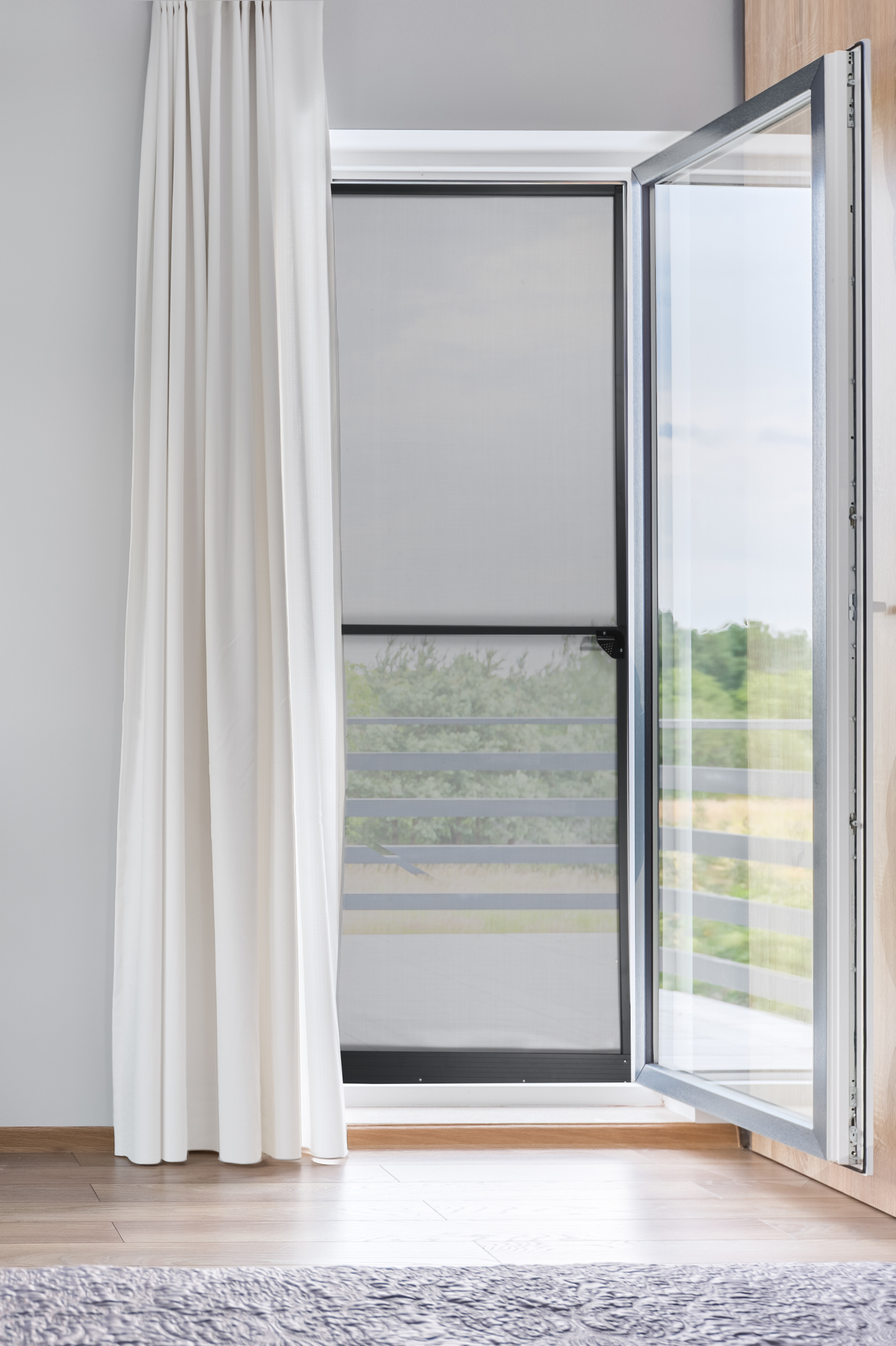 Insect screen door 1x2,15m ALU