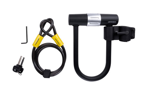 Frame U-lock with cable&holder