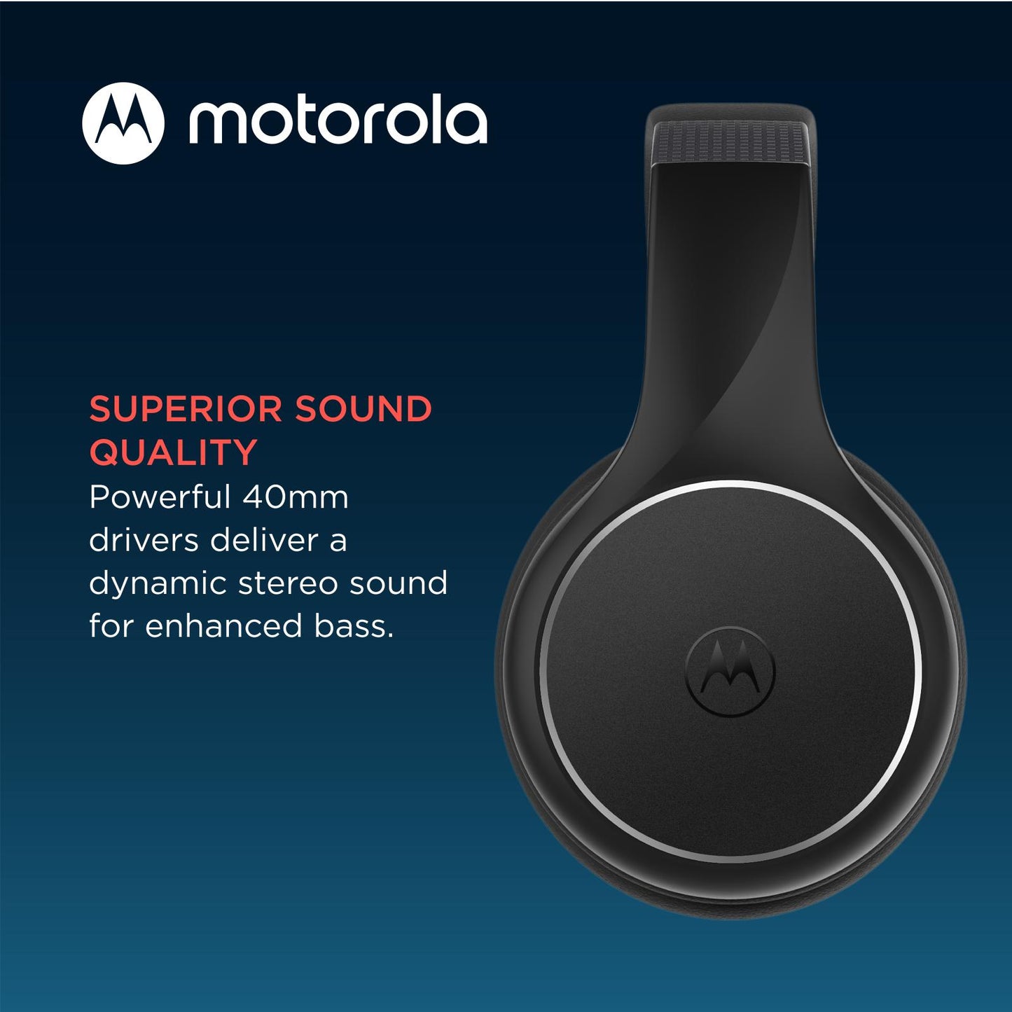 Headphone MOTO XT 220 BLK